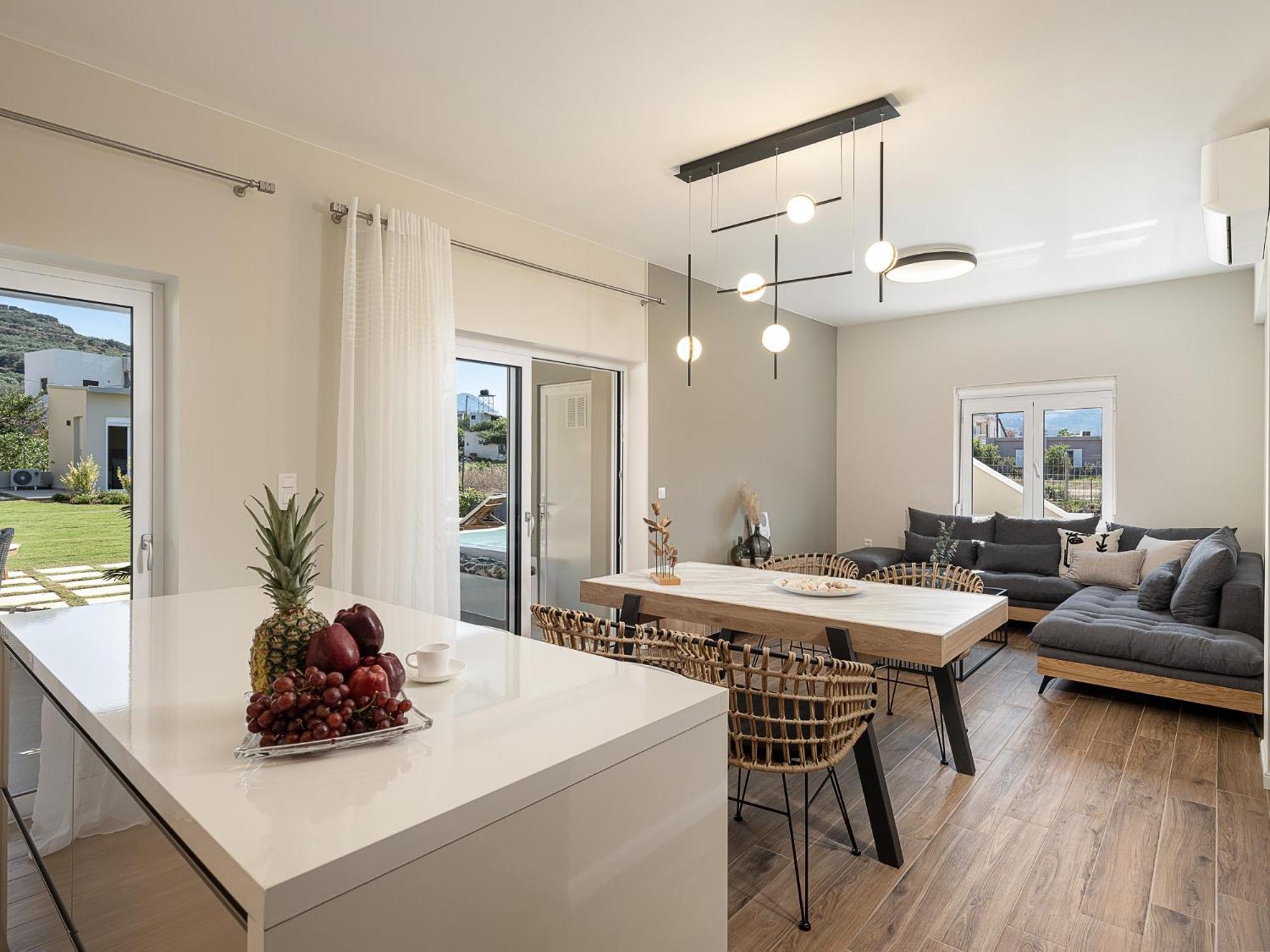 Happyhouse Villa Kissamos Bagian luar foto